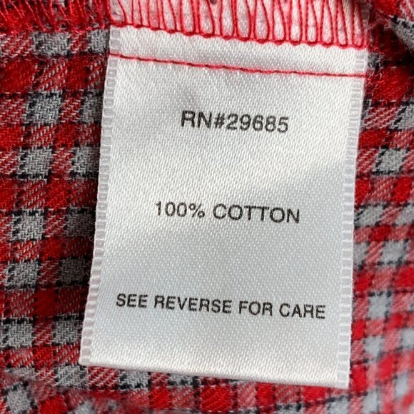 Pendleton Red Flannel Tunic Top - Size Large - Picture 5 of 7